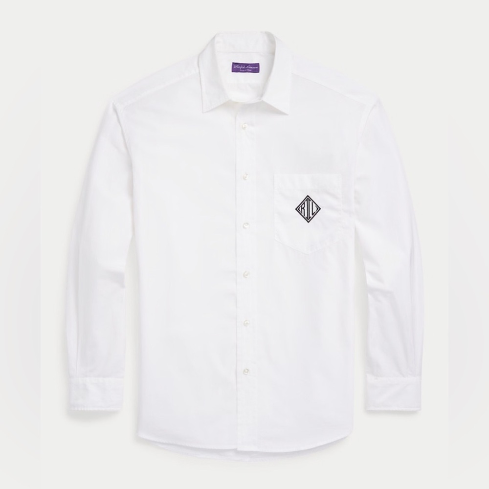 Ralph Lauren Purple Label
Relaxed Monogram Poplin Shirt
Medium
Purple Label